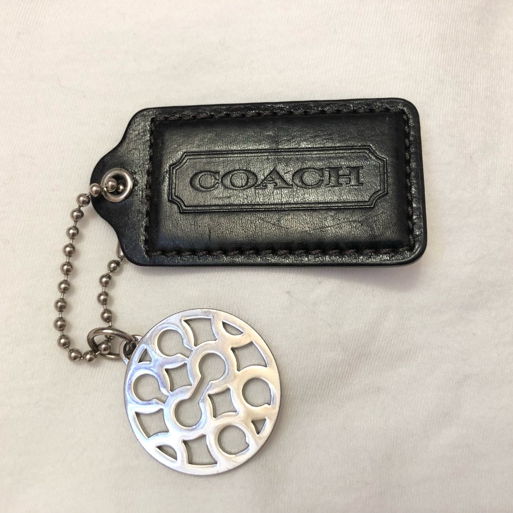 Coach Bag Tag for Alexandria Leather Carry All Handbag
